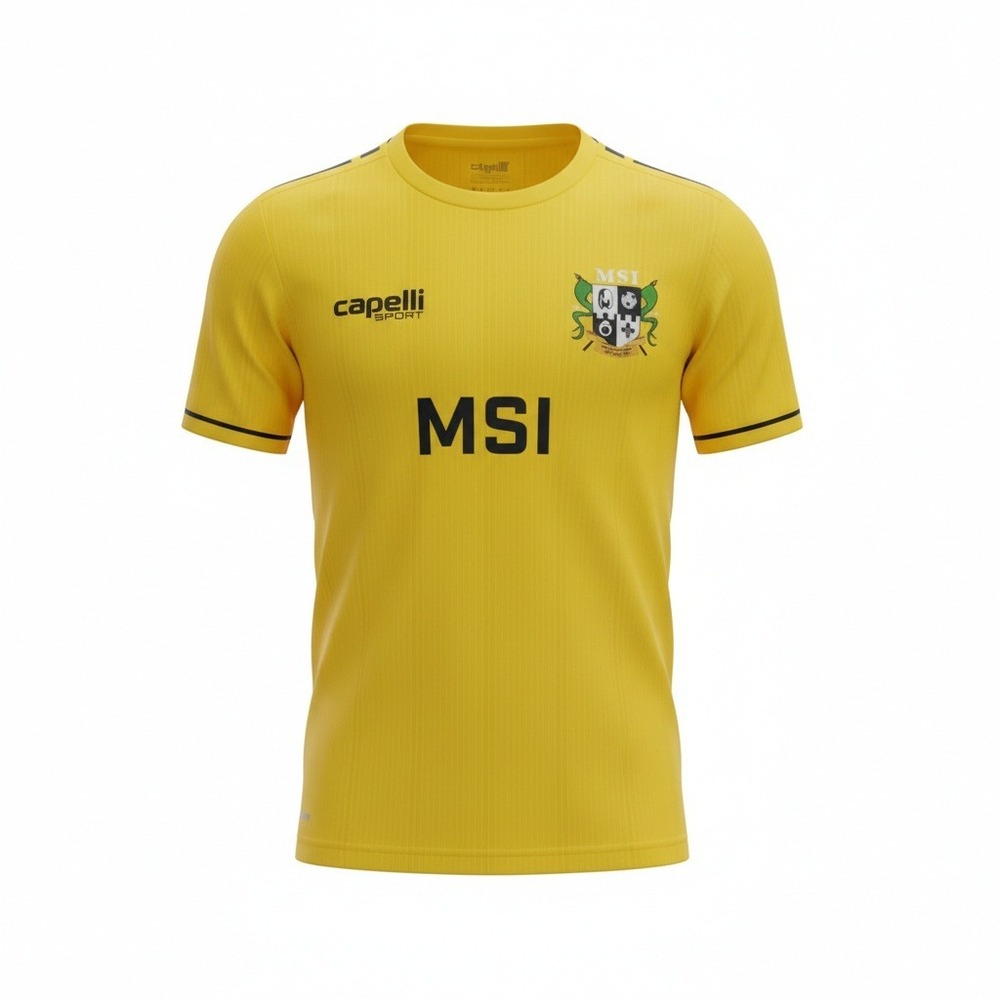 Capelli Sport‎ MSI Montgomery County MD Soccer Jersey Yellow Youth M 10-12